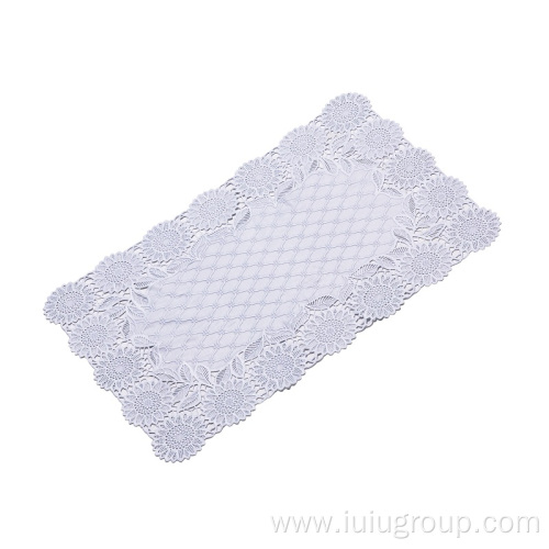 New Design Pattern Rectangle Lace Placemats